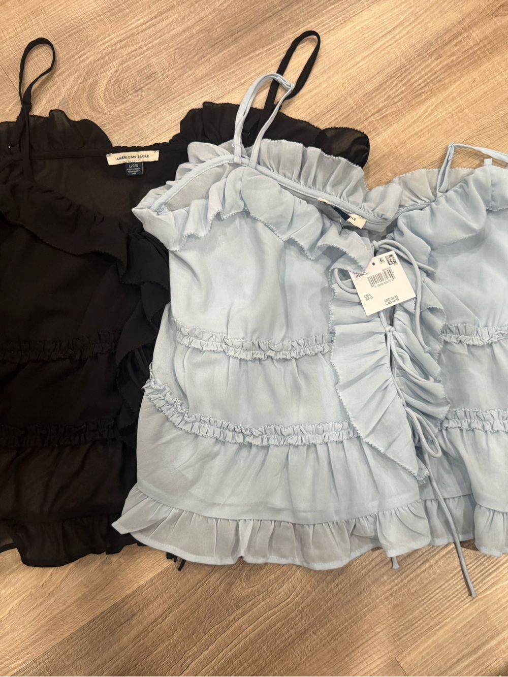 American Eagle Ruffle tanks